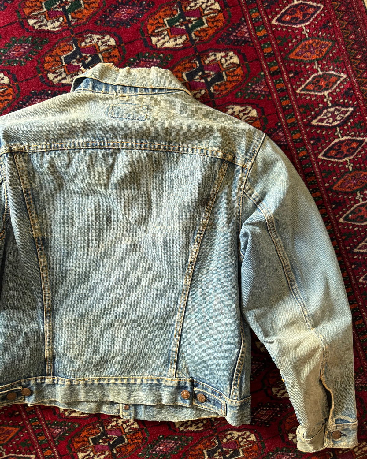 1970s Levi’s Type 3 Distressed and repaired Jacket
