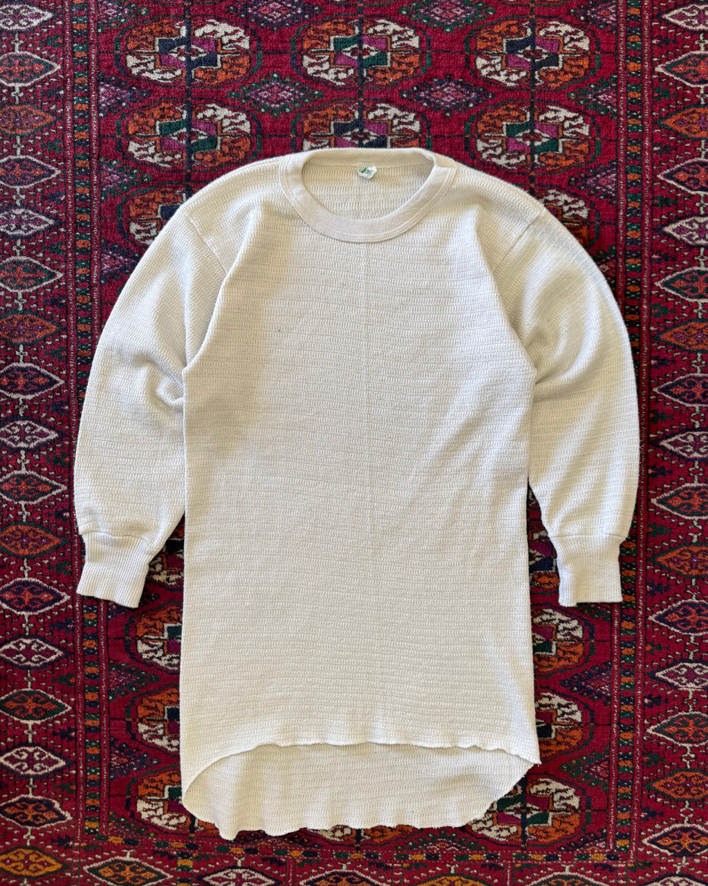 Vintage 1970s Hanes thermal undershirt￼