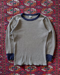 1960s Hanes striped thermal undershirt