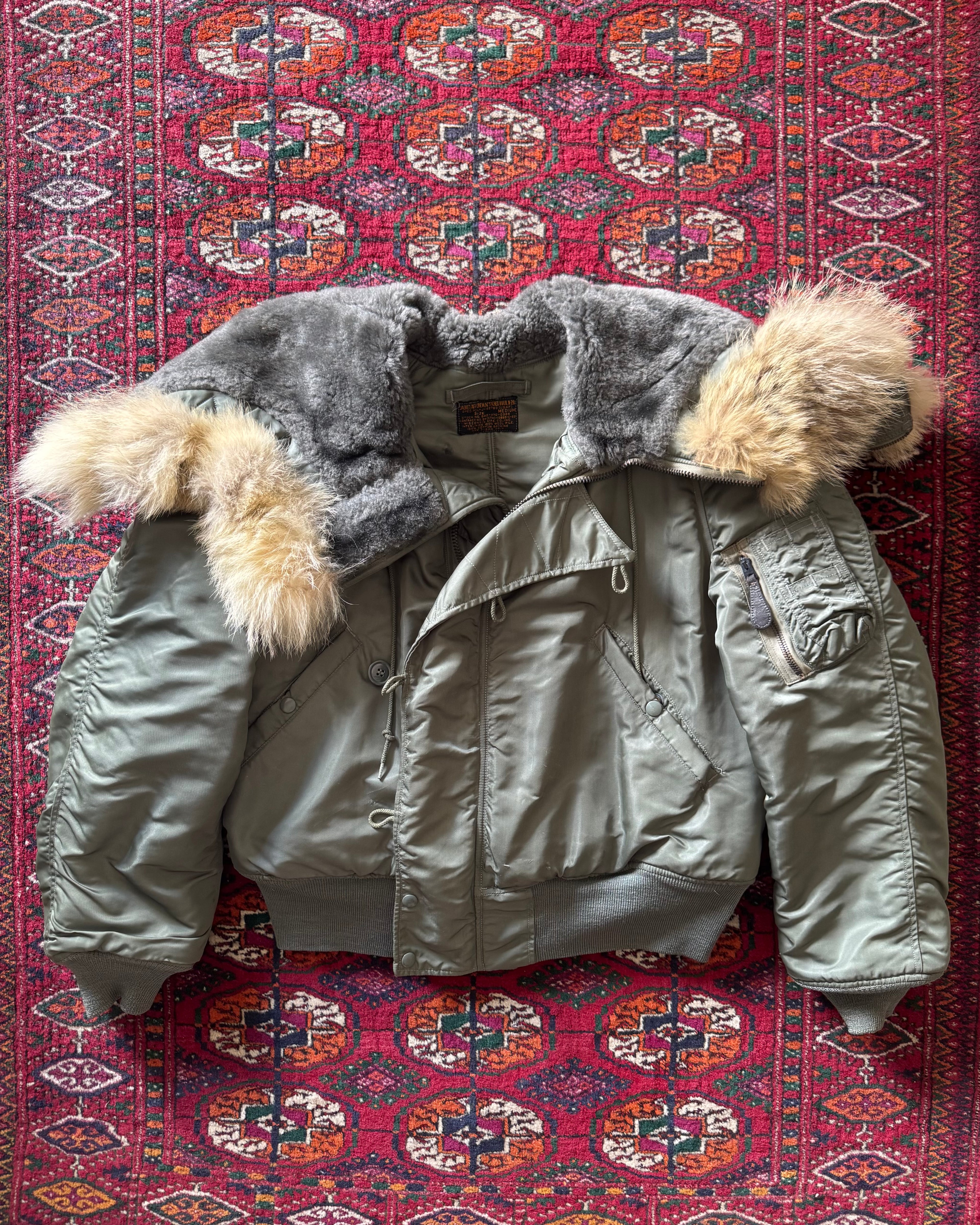 1962 N-2B hooded bomber jacket