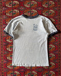 Vintage 1950s Duke University distressed ringer T-shirt ￼