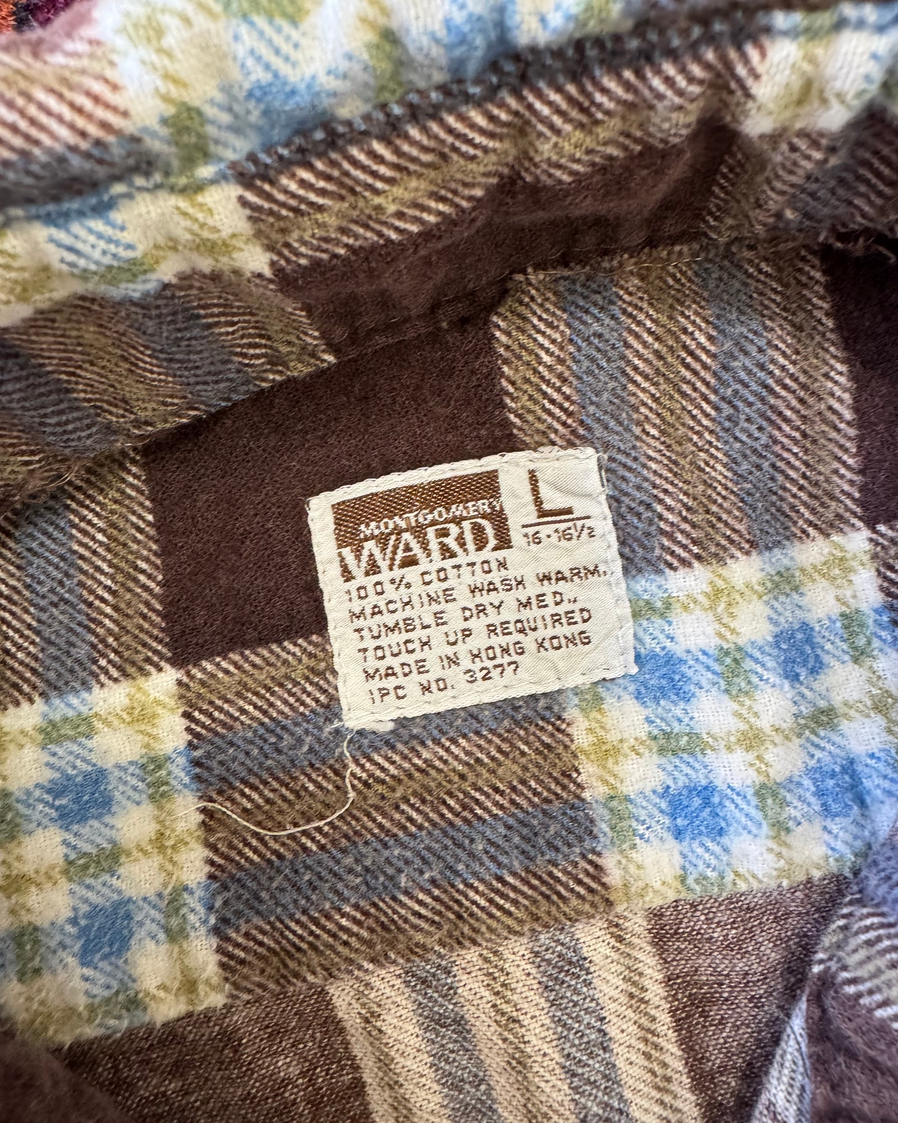 Vintage 1960s Montgomery Ward flannel ￼