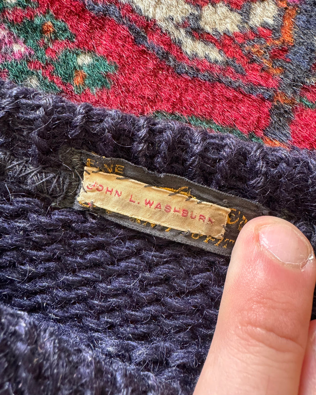 1930s GCS wool varsity sweater