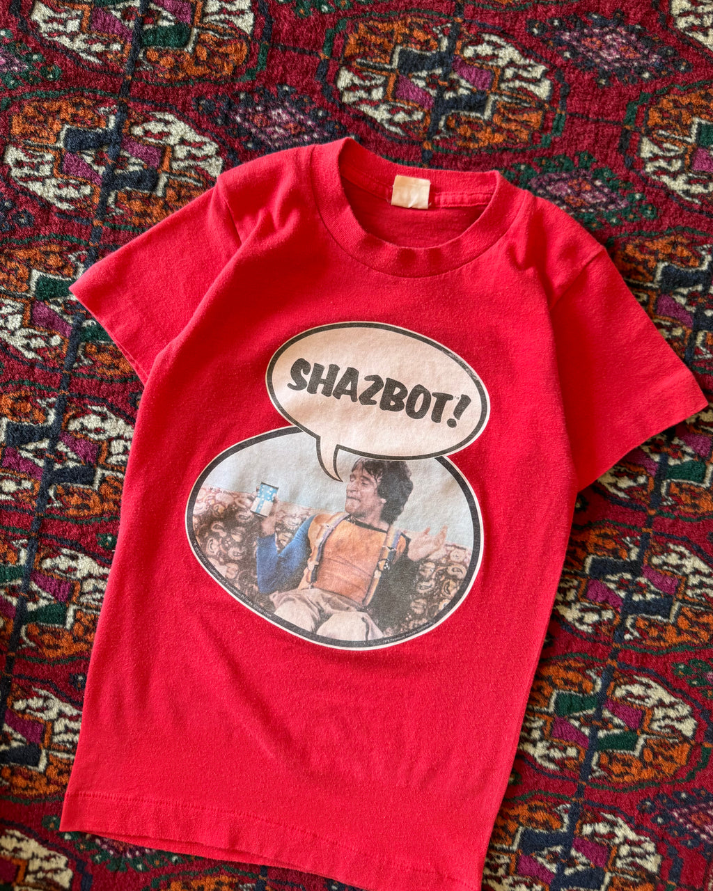 Vintage 1978 Shazbot Robin Williams baby tee