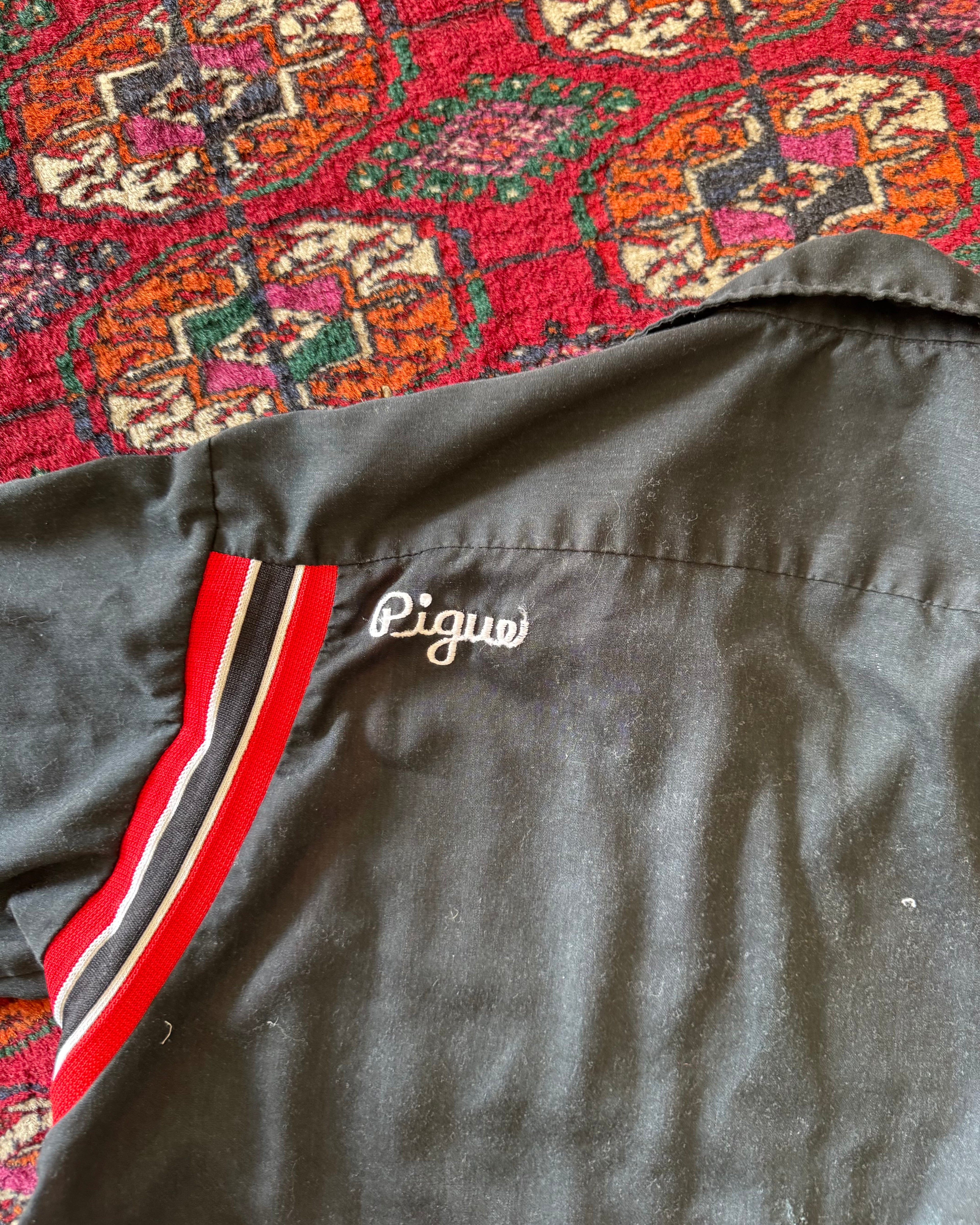 1960s black/red bowling shirt
