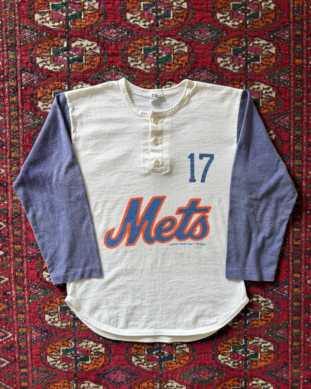 1987 New York Mets raglan tee