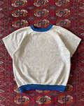 1970s paint splatter cut sweat