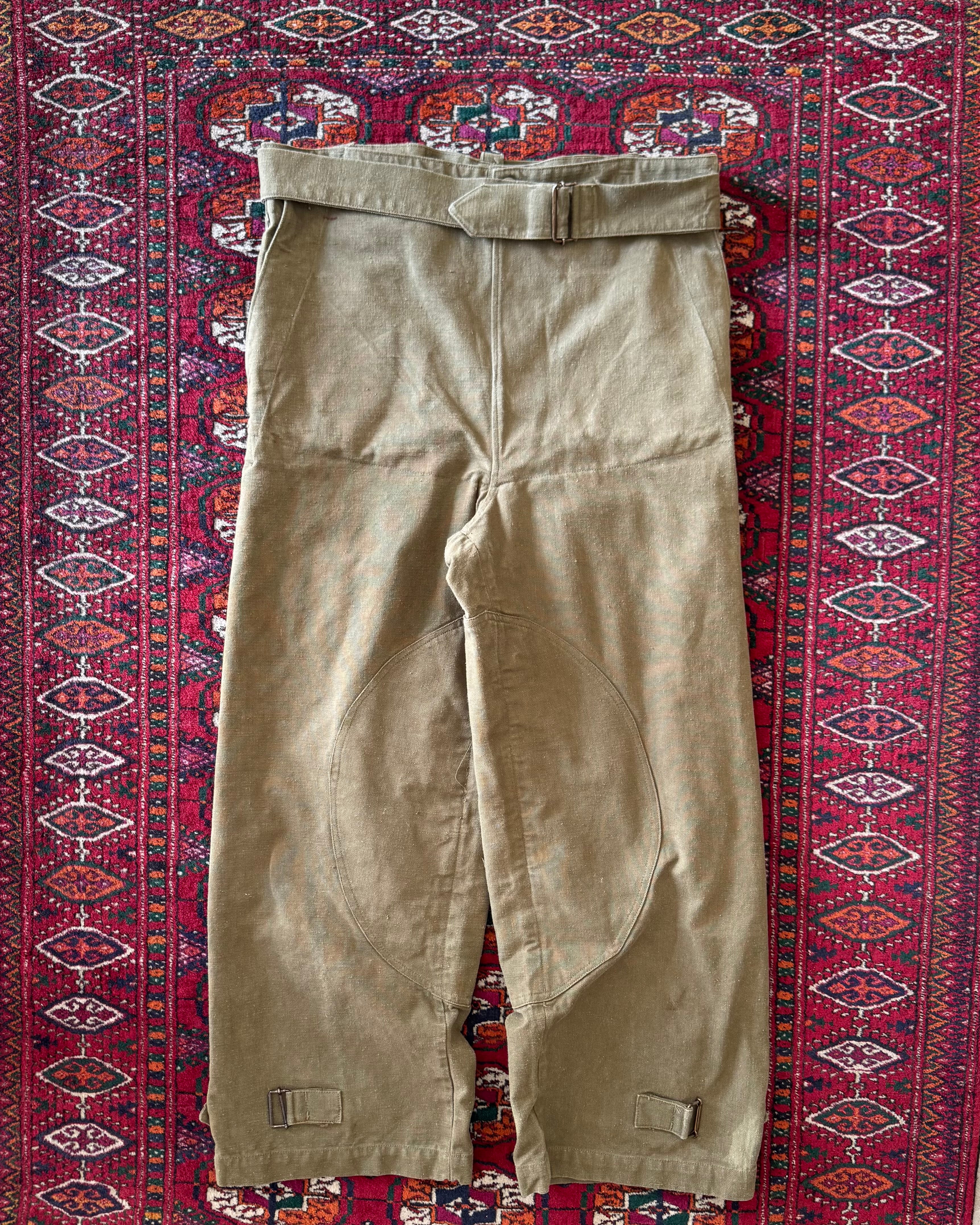 Vintage 1960s Swedish Army motorcycle pants