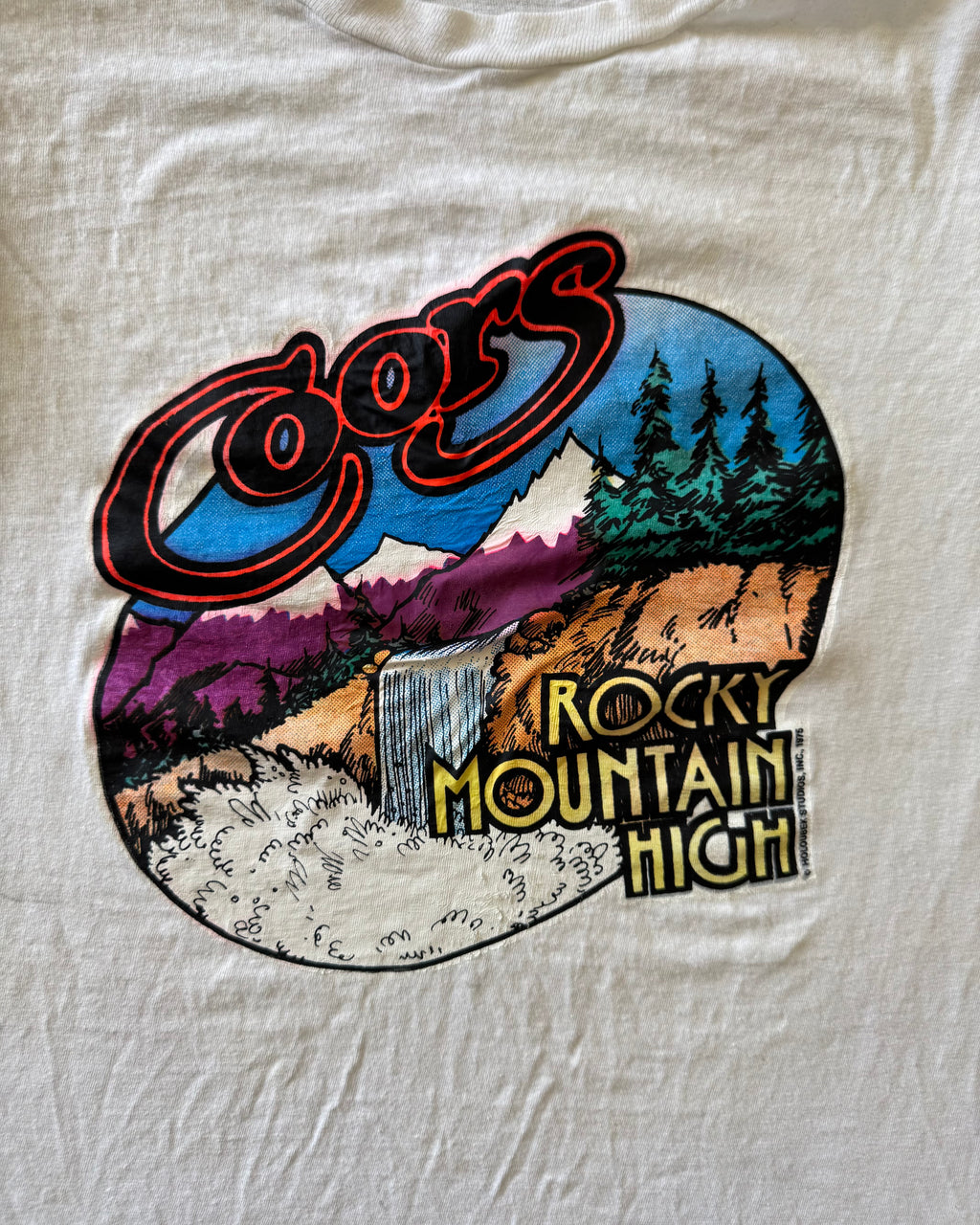 1975 Coors Rocky Mountains tee