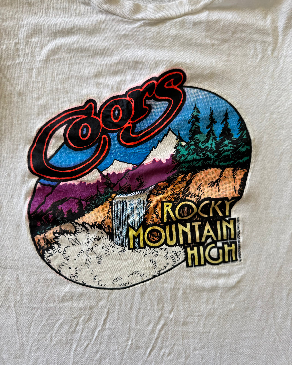 1975 Coors Rocky Mountains tee