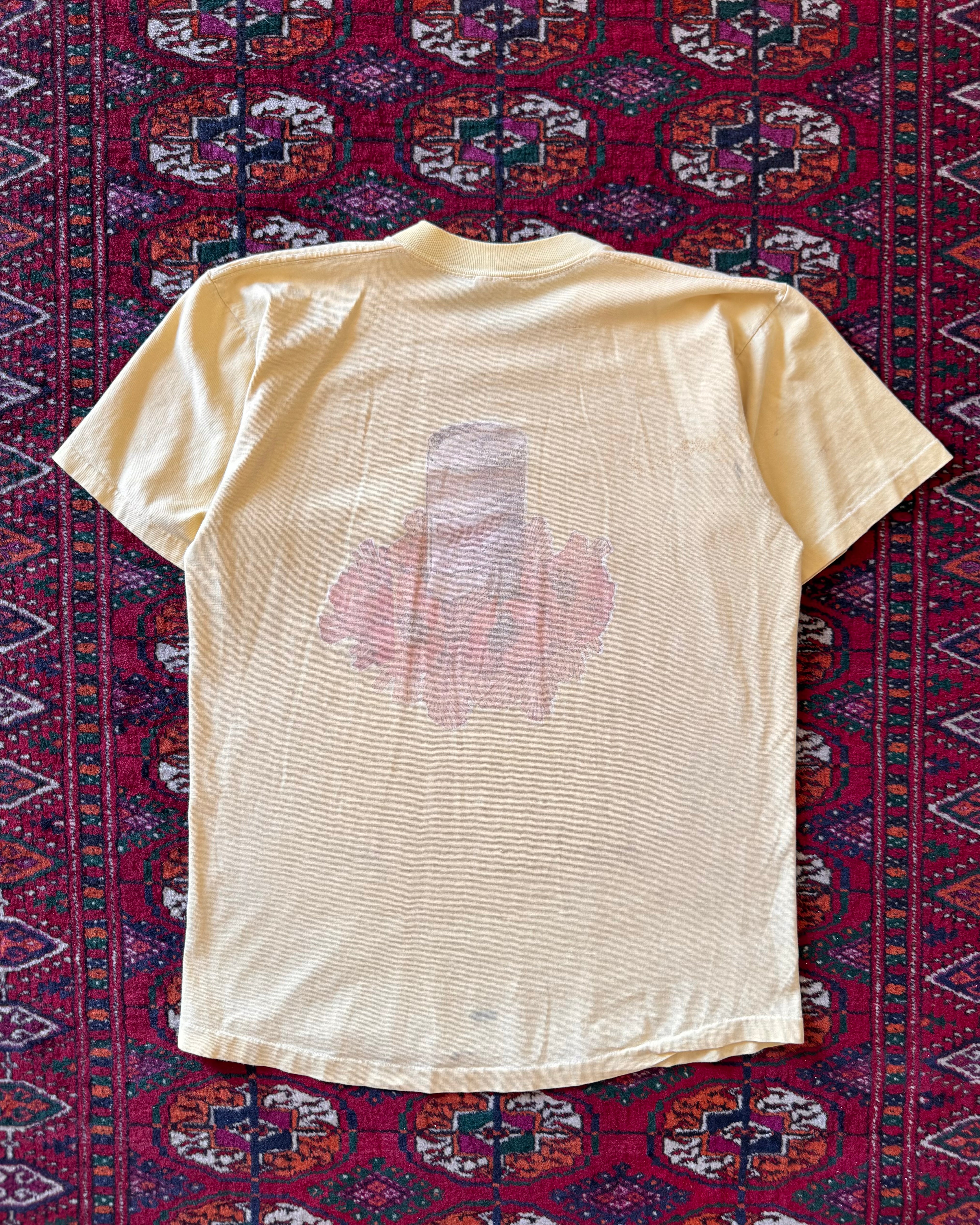 1960/70s yellow Miller faded tee