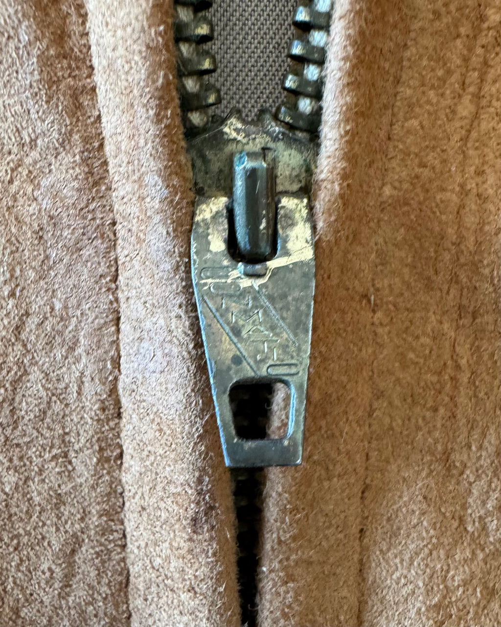 1950s McGregor suede, distressed bomber jacket￼