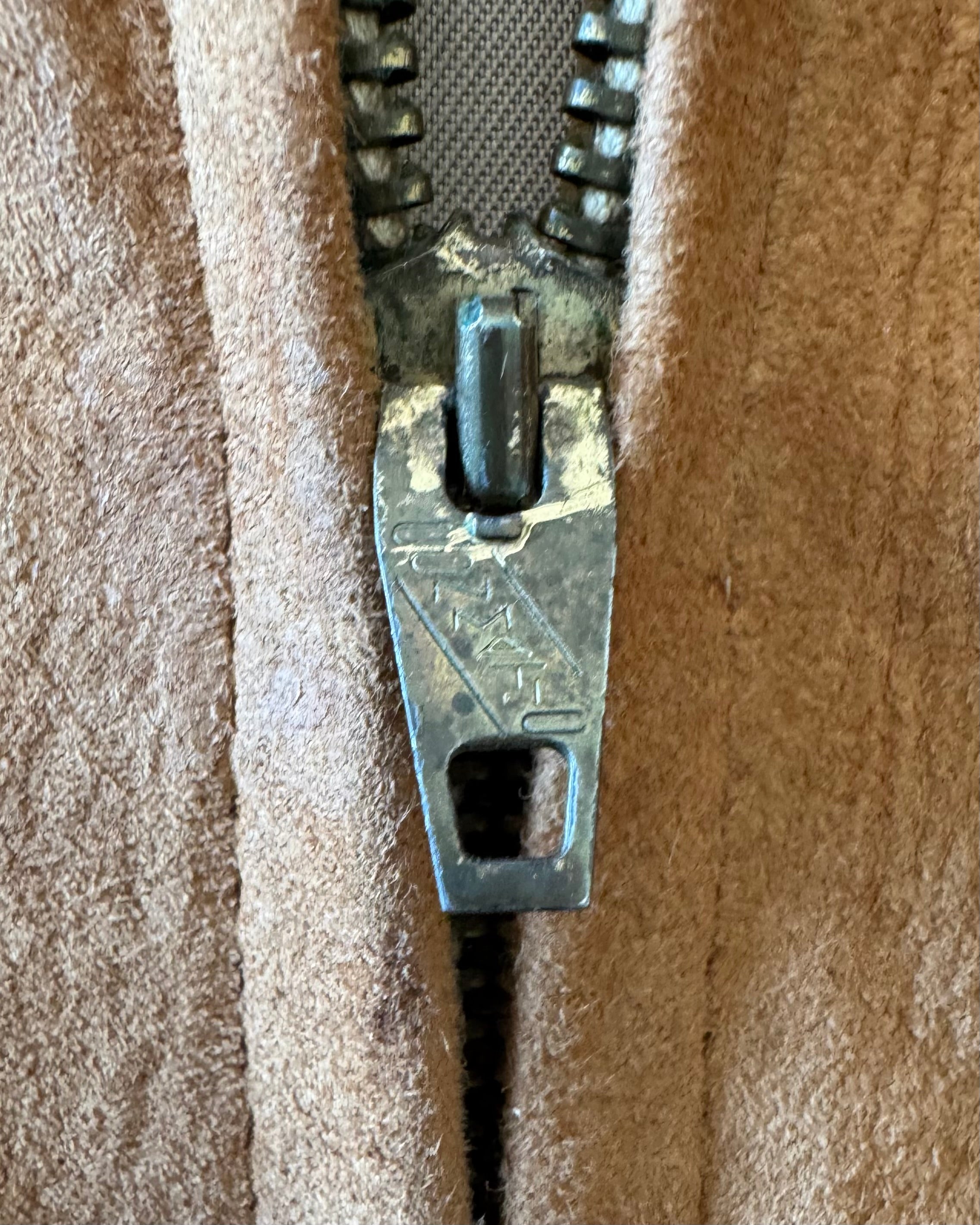 Vintage 1950s McGregor suede, distressed bomber jacket￼