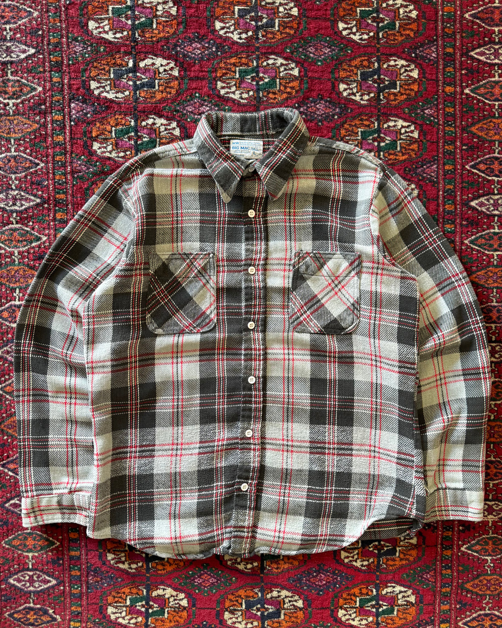 1970s Big Mac plaid cotton flannel