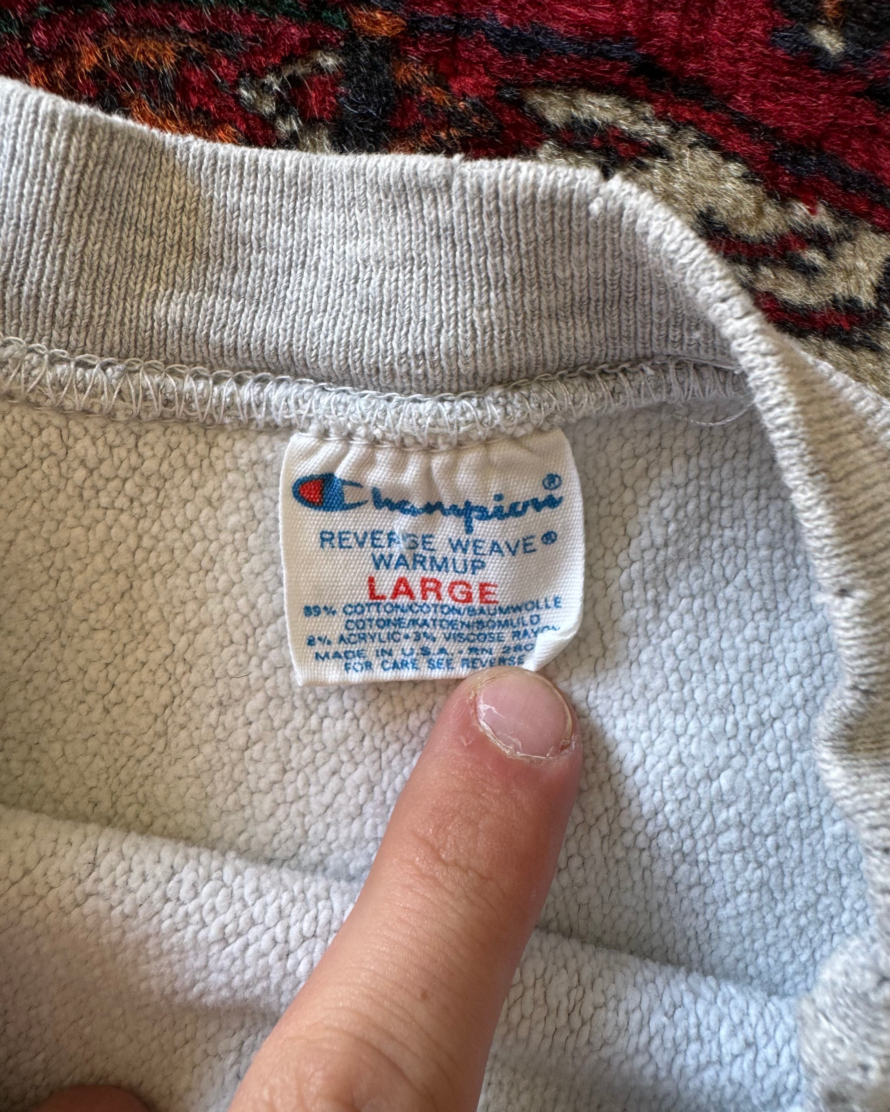 1980s Wellesley champion reverse weave