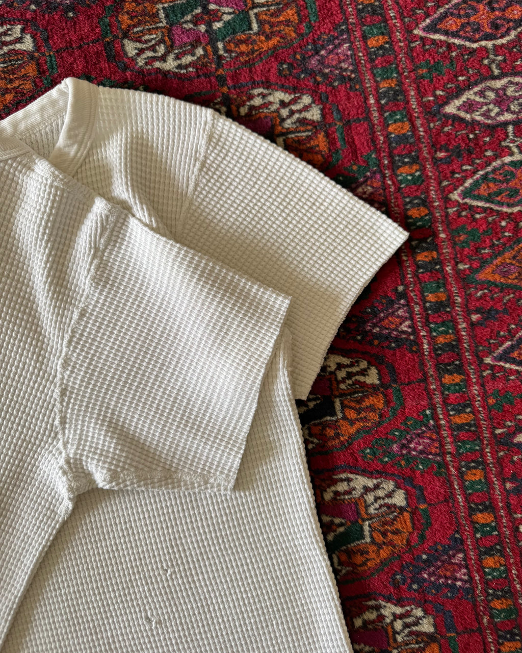 1960/70s fruit of the loom short sleeve thermal undershirt