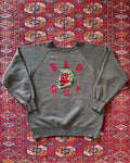 1950s black cotton outlaw motorcycle club “BAD GUY” sweatshirt