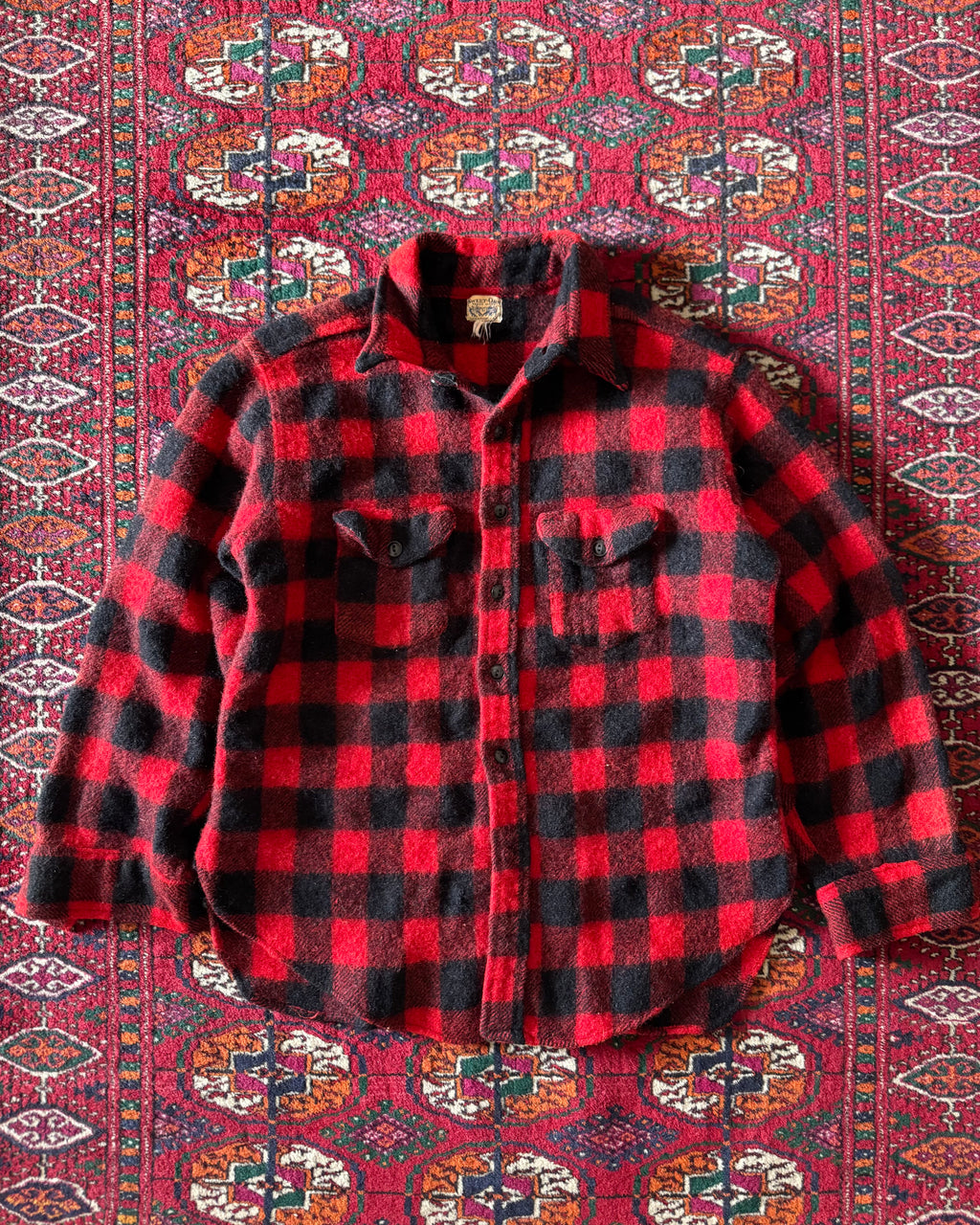 Vintage 1930/40s Sweet Orr union made red flannel ￼