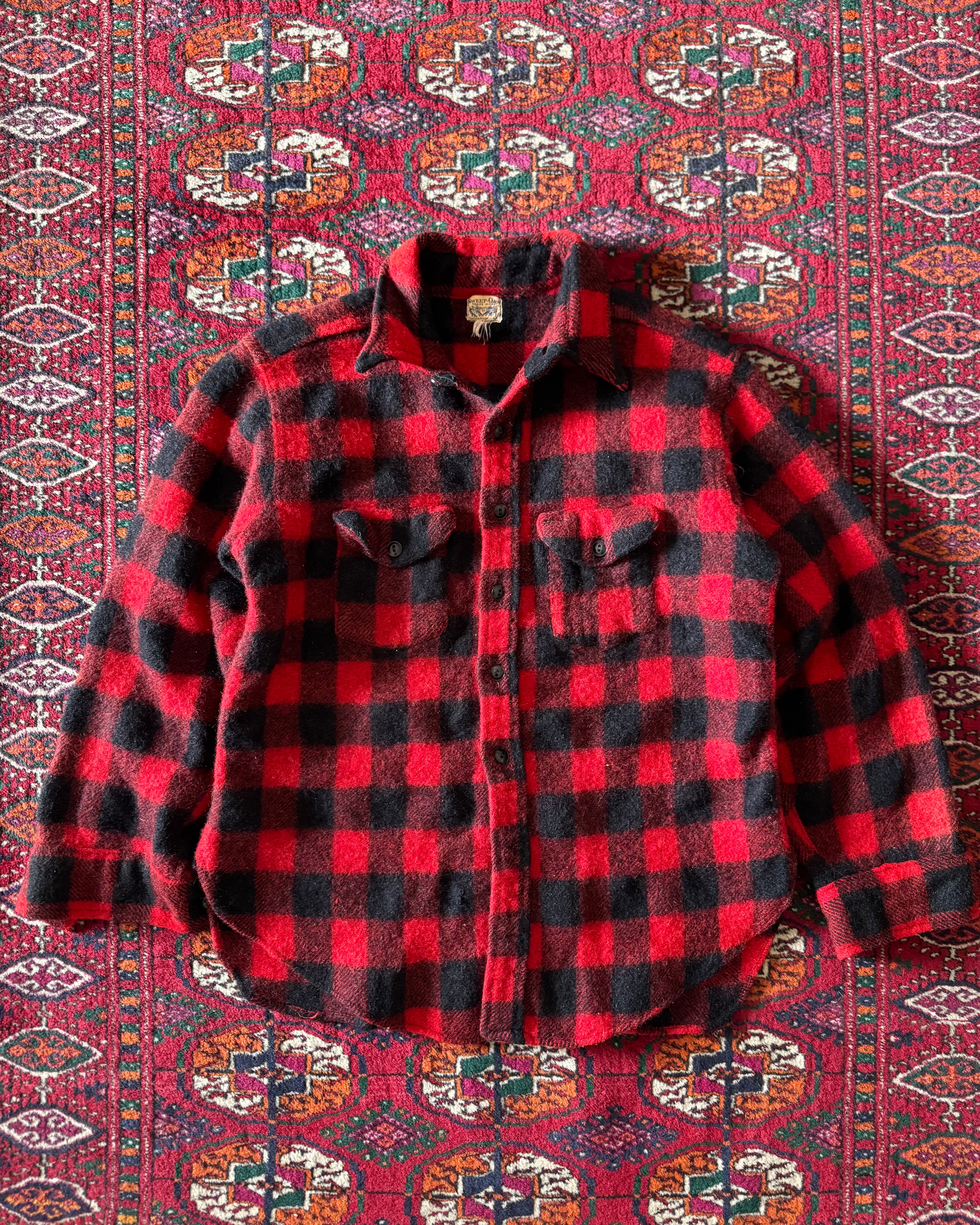 Vintage 1930/40s Sweet Orr union made red flannel ￼