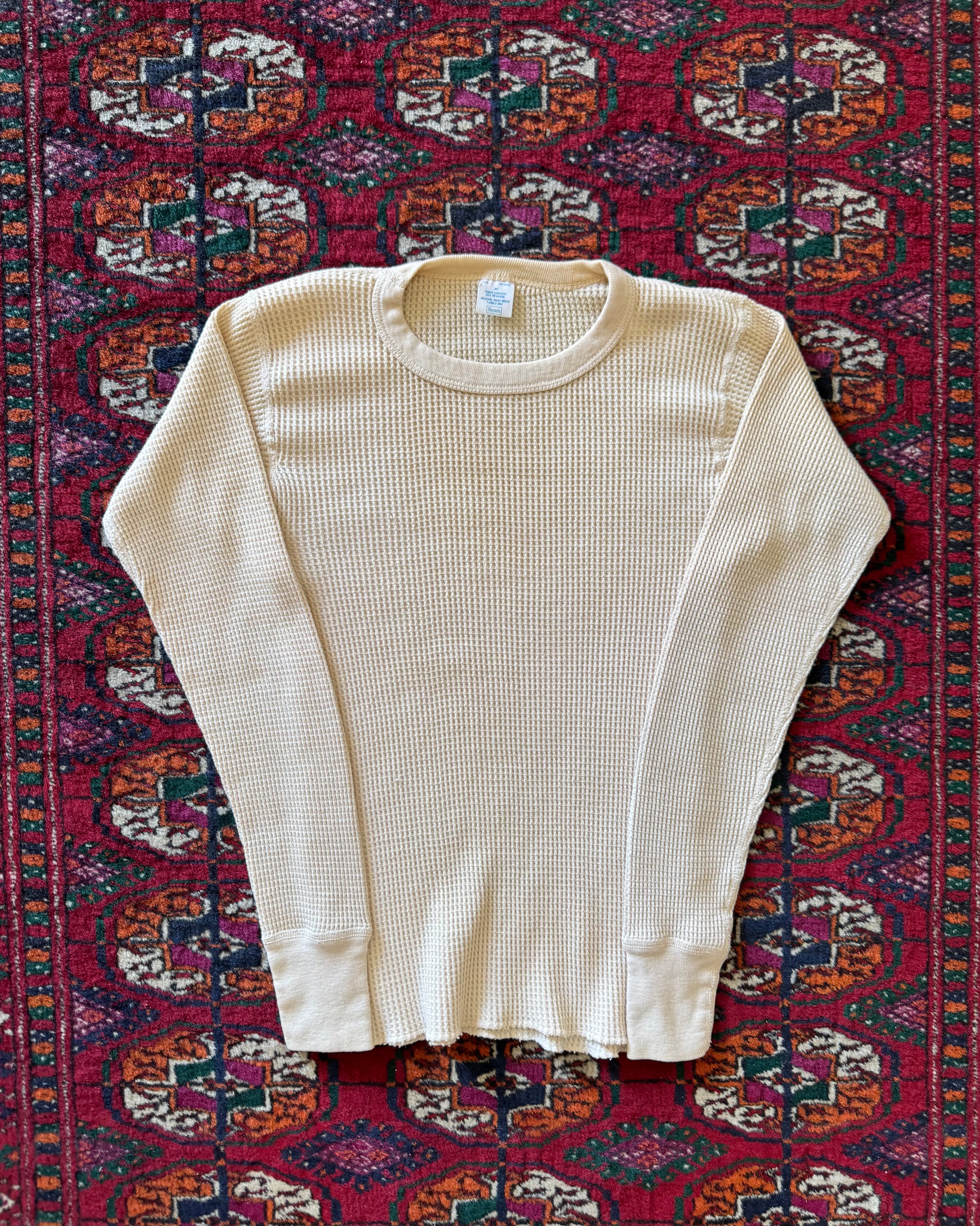 1970s sears cream thermal