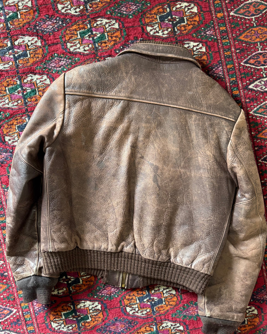 1950s Mr Chips steerhide leather jacket