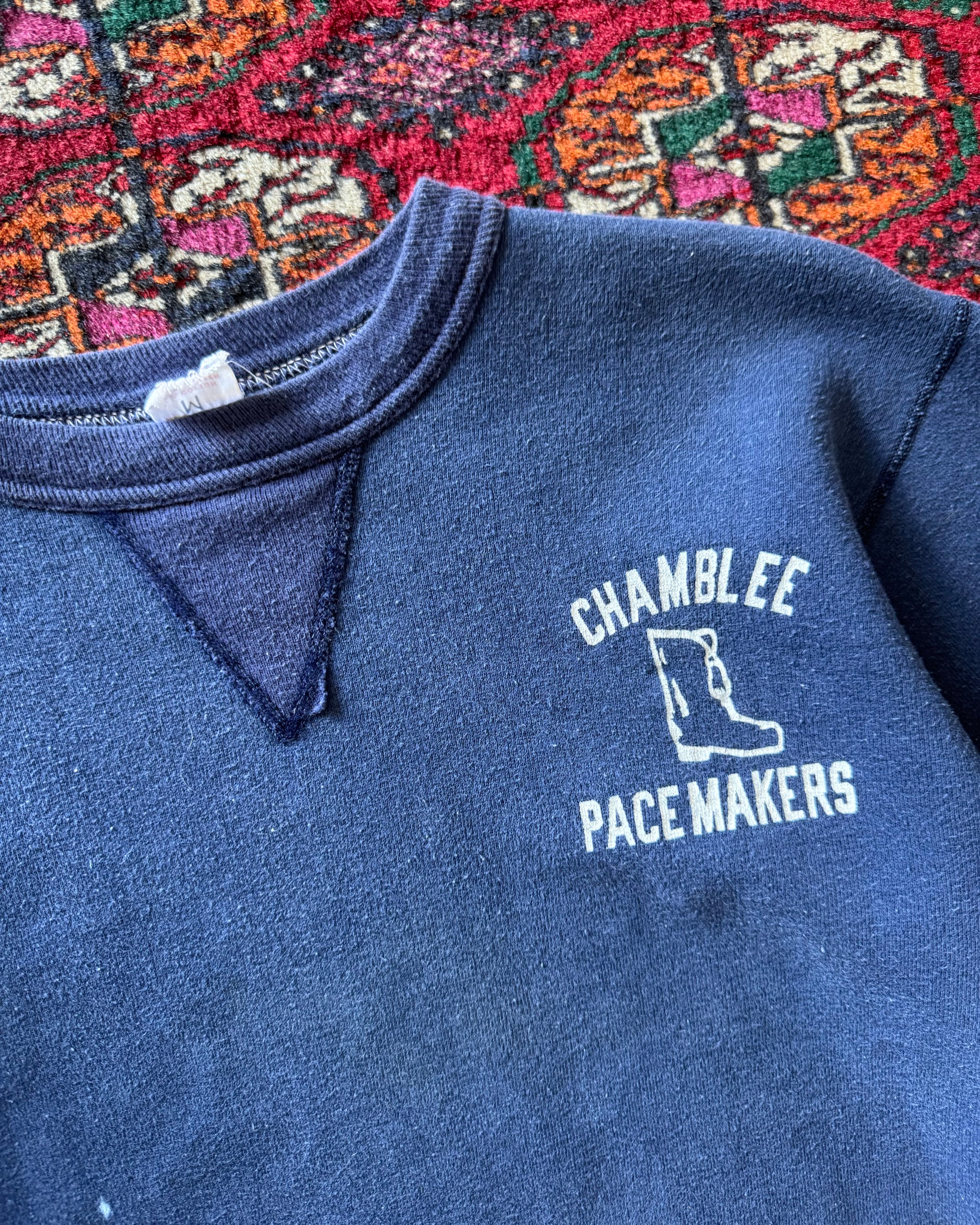 1950s Chamblee Pacemakers single V sweat