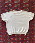 1970s white short sleeve sweatshirt