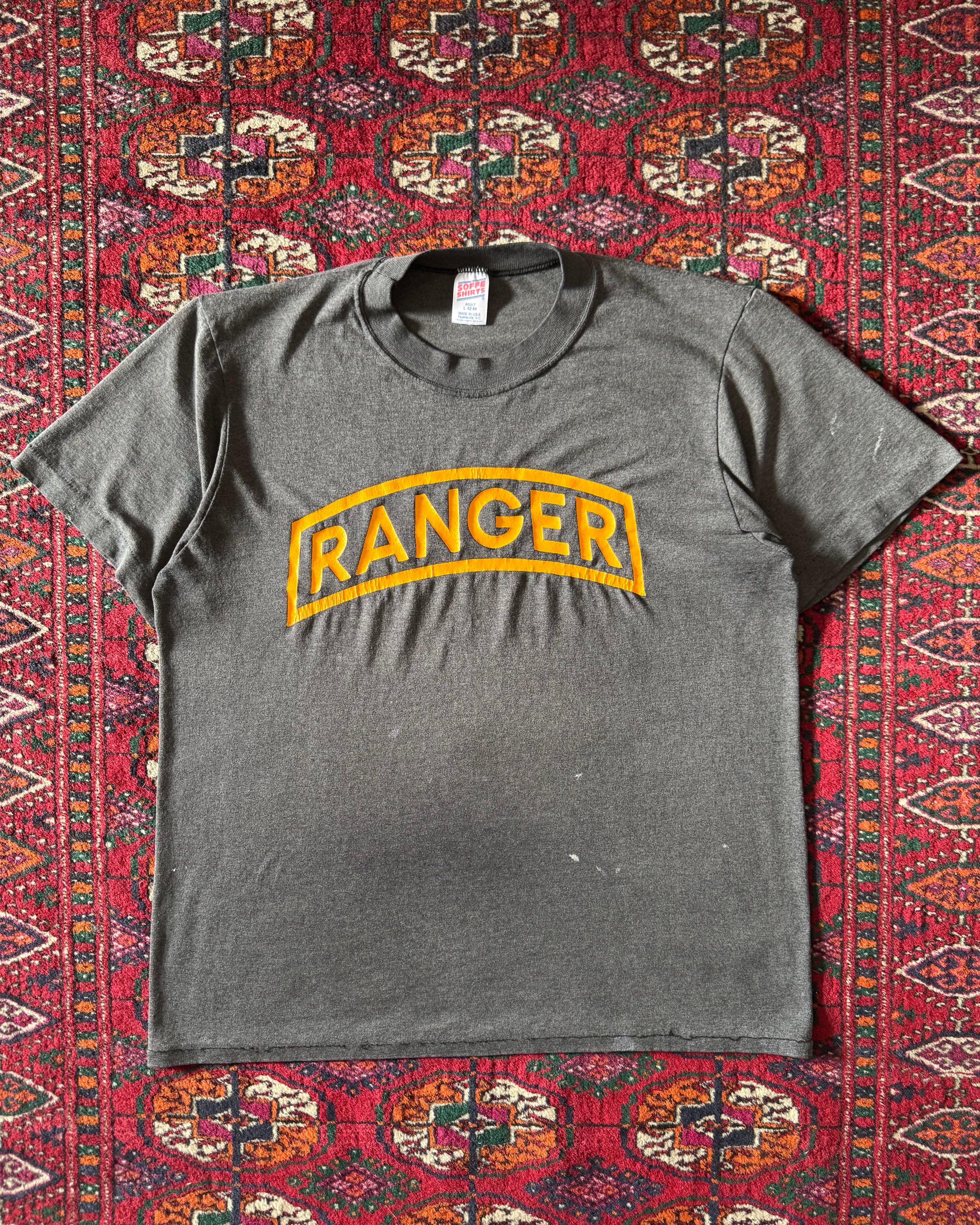 Vintage 1990s ranger faded paint splatter T-shirt