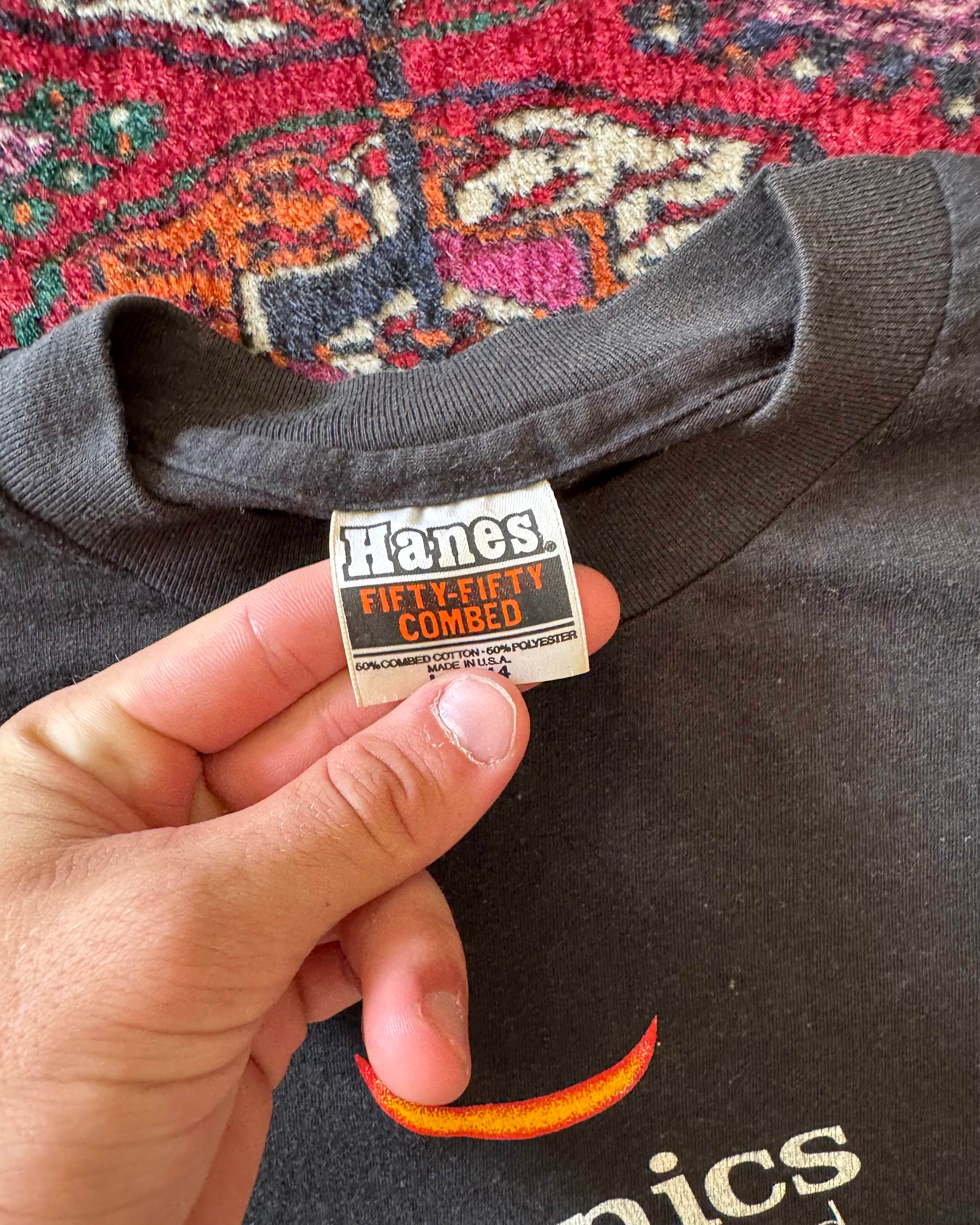 1980s Technical science of sound tee