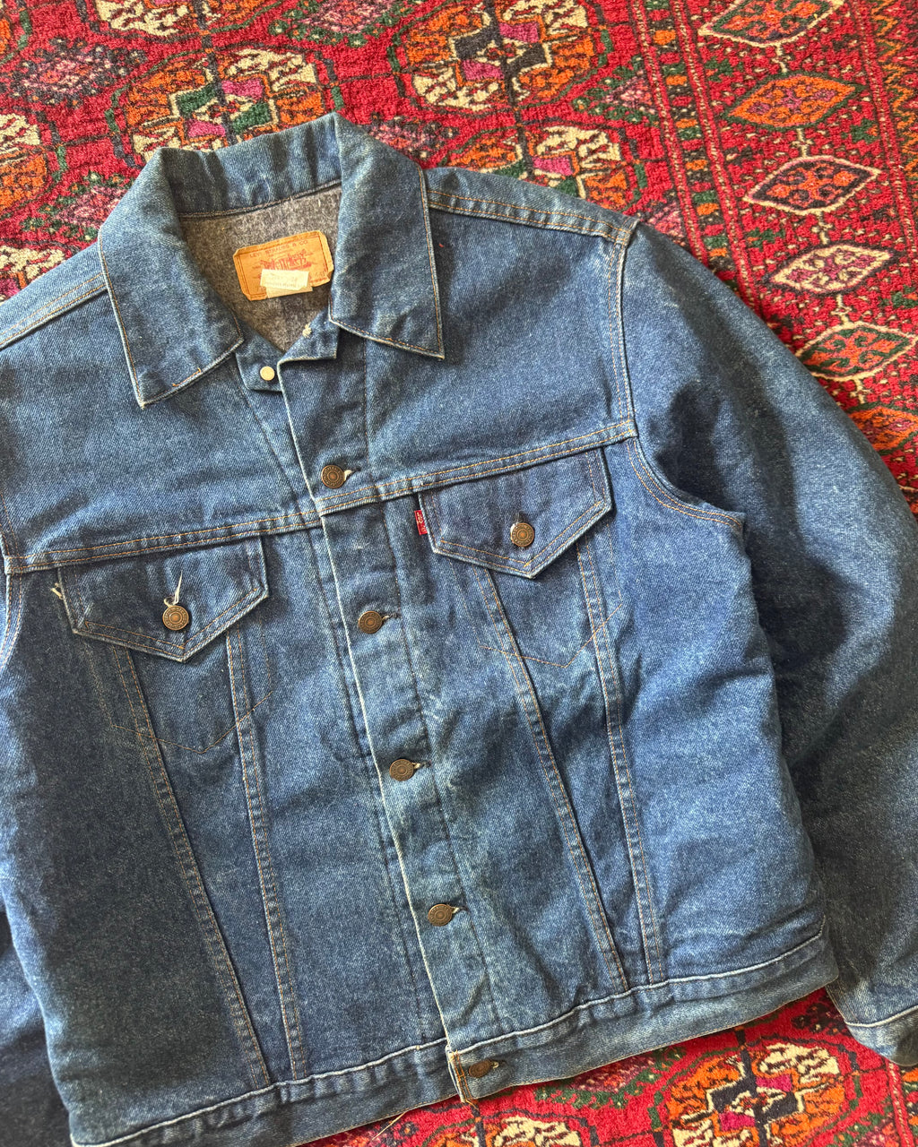 1970s Levi’s 71205 0317 blanket lined denim jacket
