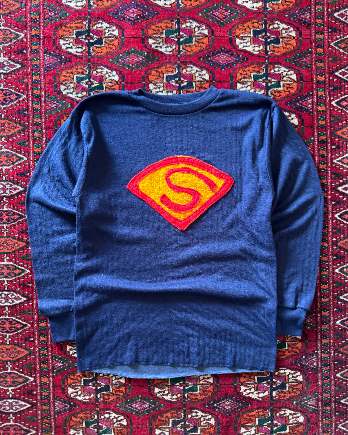 1970s Homemade Superman thermal