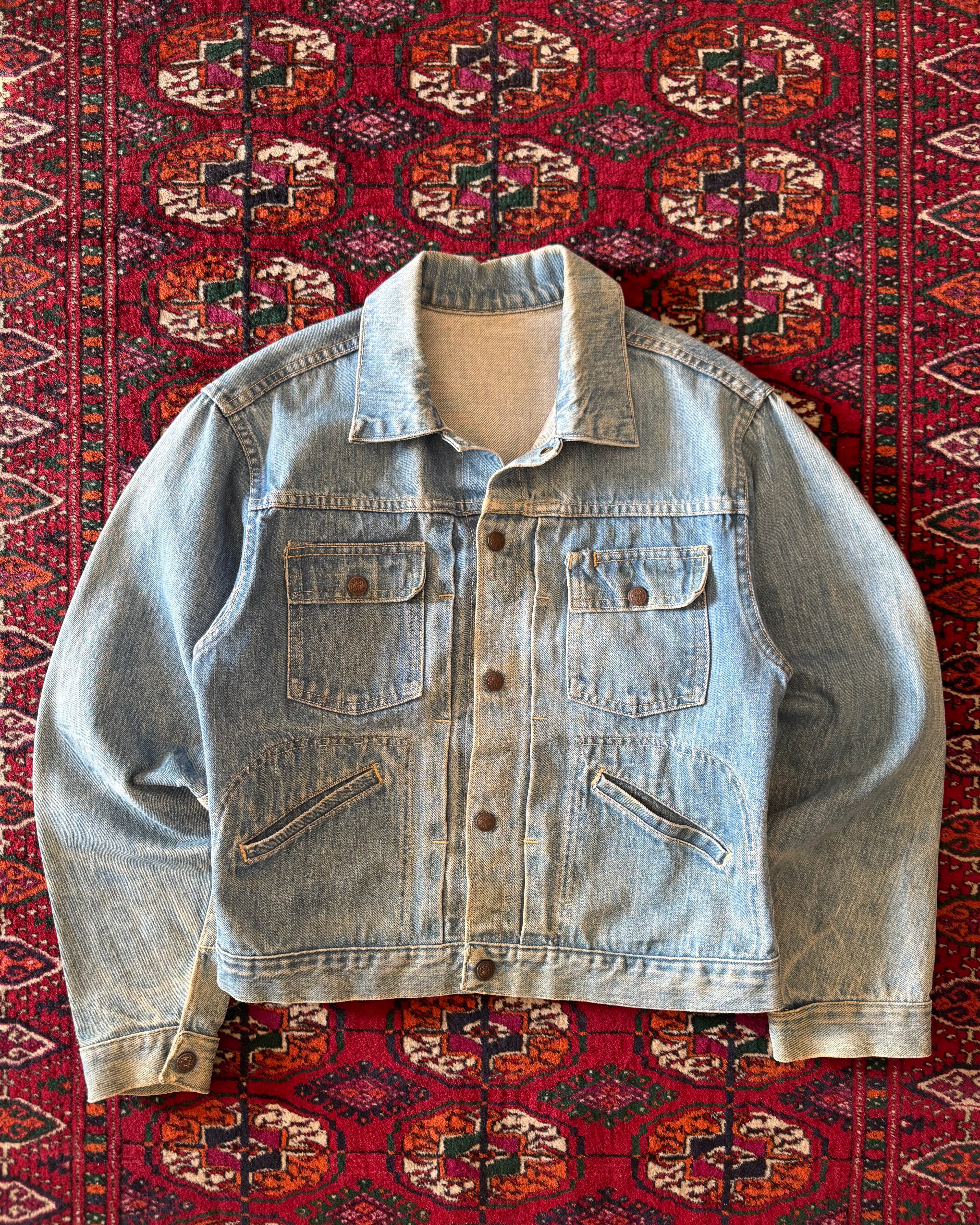 Vintage 1960s/70s full selvedge unbranded denim jacket