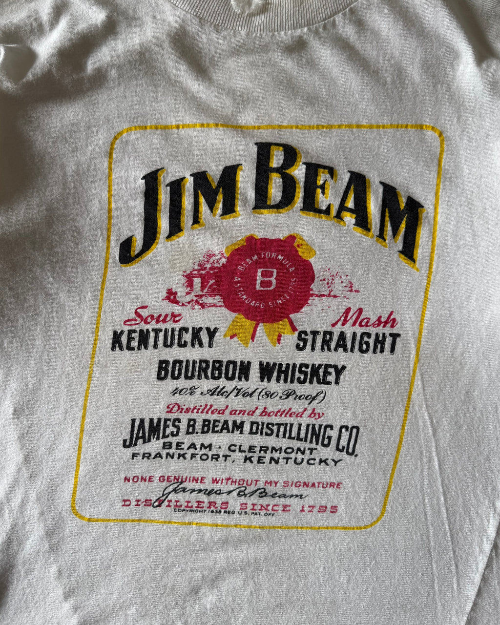 1970s Jim Bean whiskey T-shirt ￼