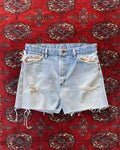 1970s wrangler denim cutoff shorts
