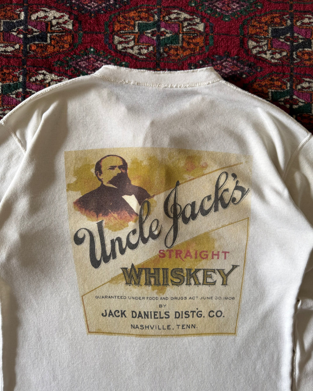 1970/80s Uncle Jack’s whiskey three button undershirt ￼
