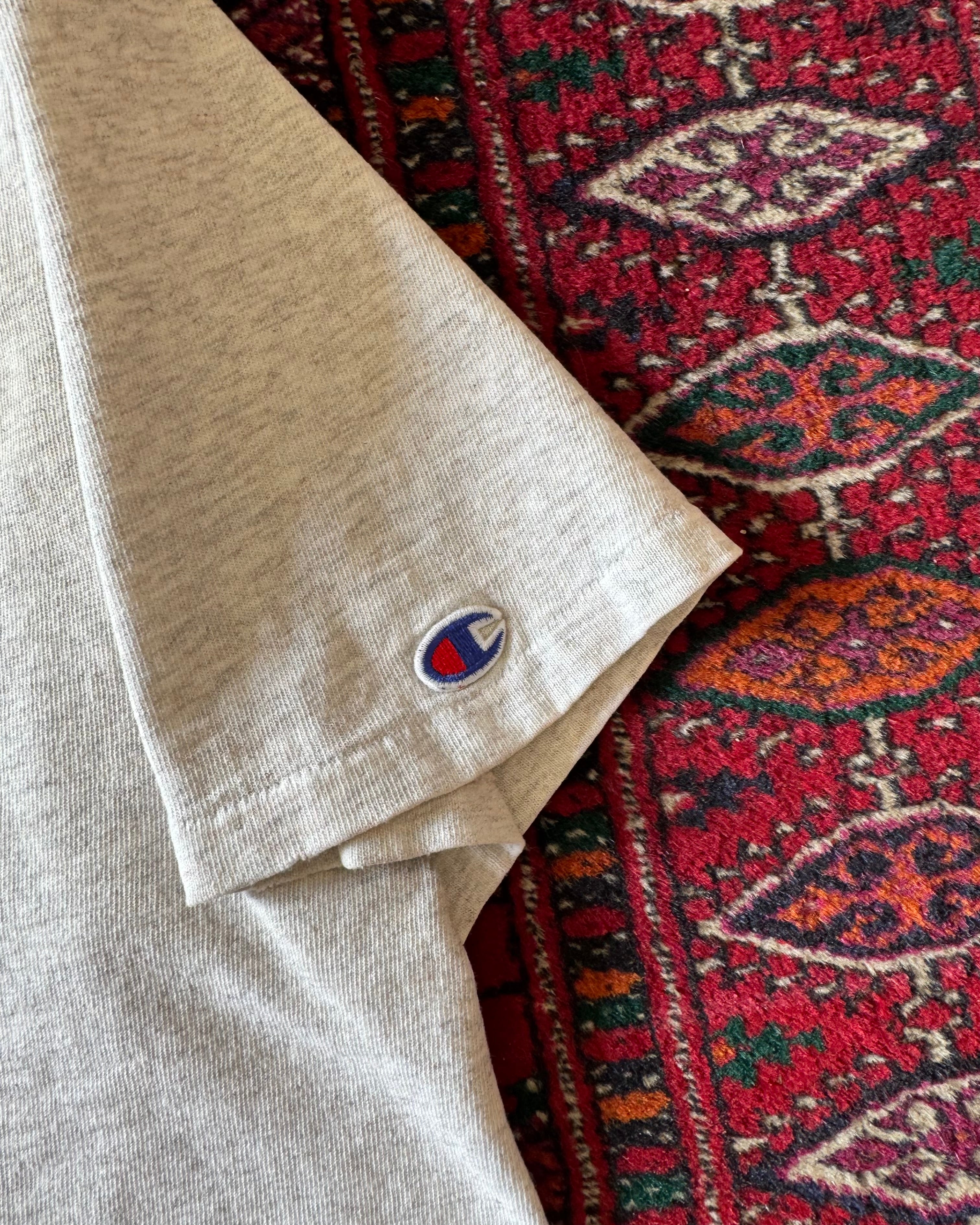 Vintage 1980s champion, distressed athletics T-shirt