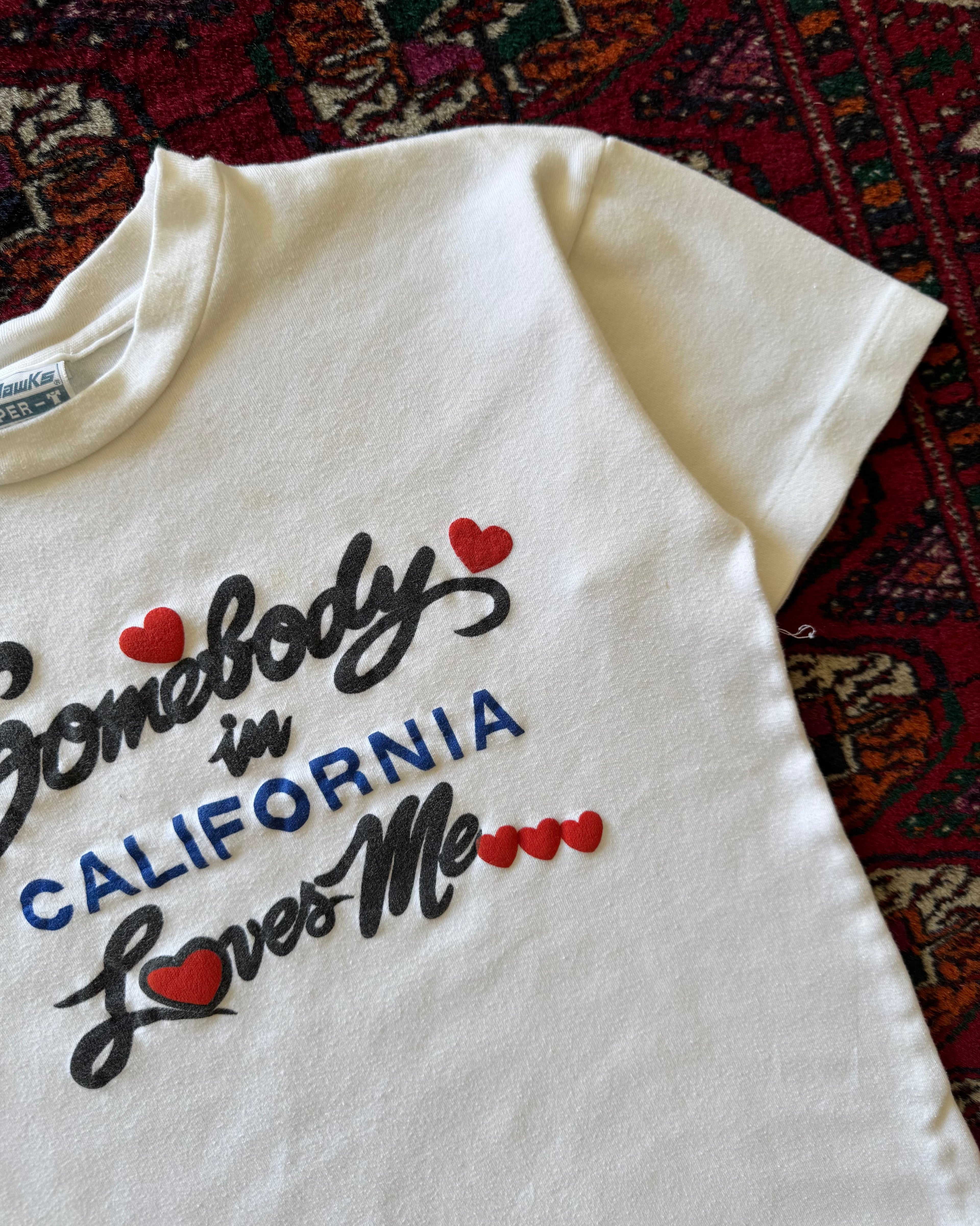 1980s Somebody in California Loves Me tee