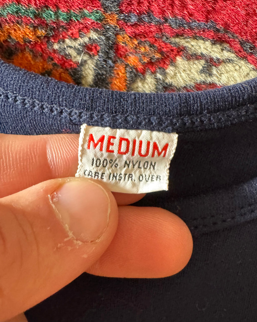 Vintage 1960s/70s homemade Supergirl leotard ￼