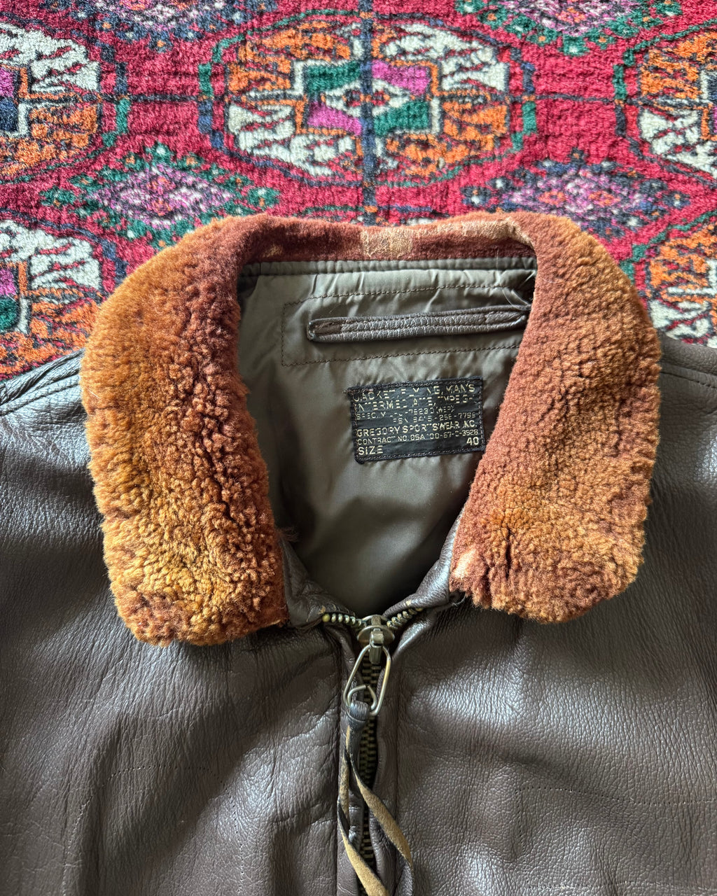 1960s USN G-2 leather jacket