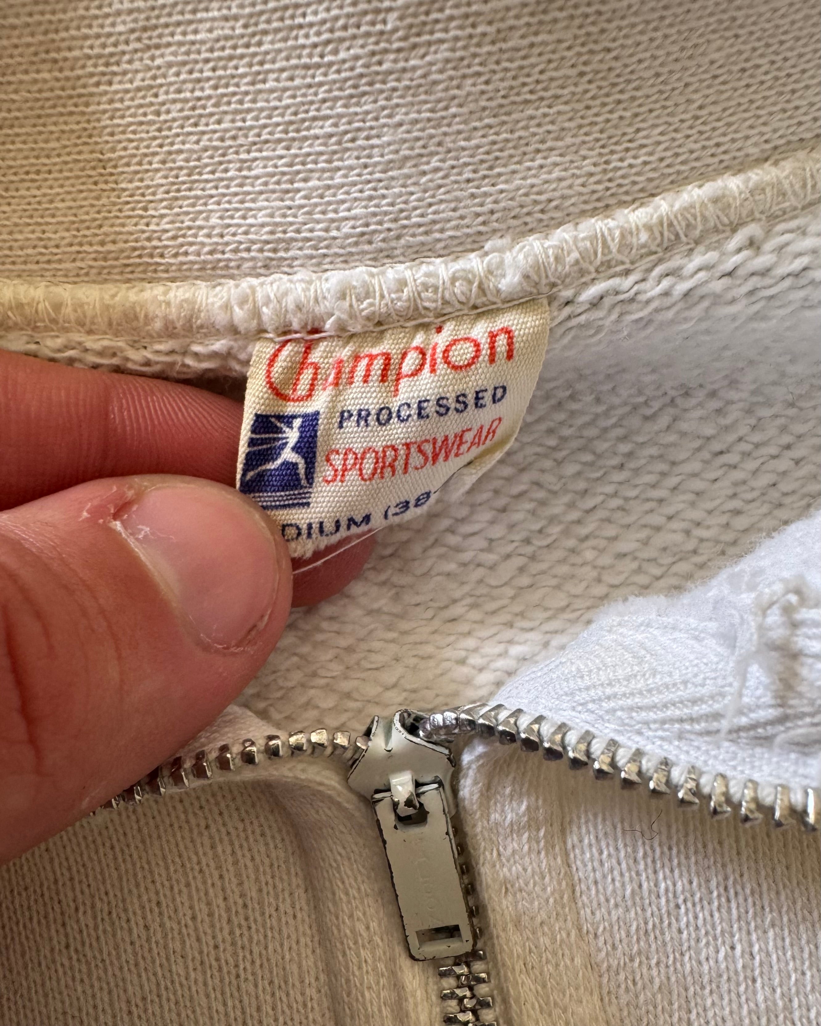 1950s Intramural BSTC running man quarter zip sweatshirt