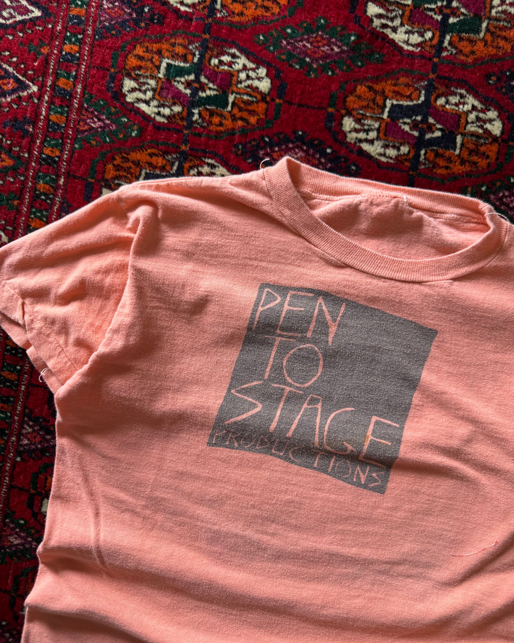 1970s water print Stage Production tee