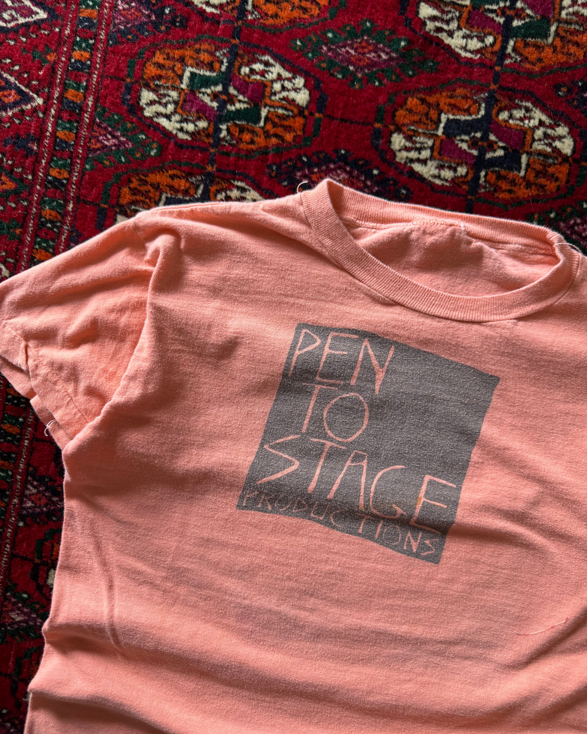 1970s water print Stage Production tee