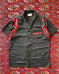 1960s black/red bowling shirt