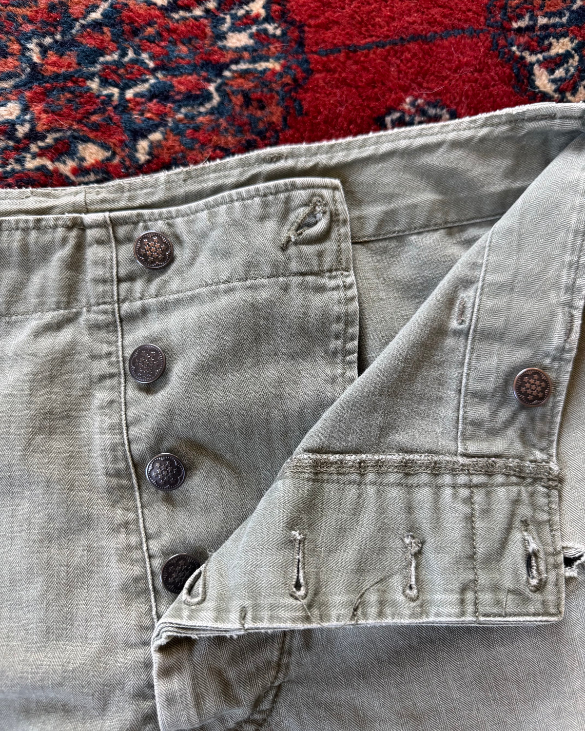 1940s P43 13 star HBT pants