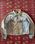 Heavily distressed, 1960/70s Lee standardized 101J denim jacket￼