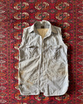 1940s “Match Me” van-dyed Sanforized, heavily distressed and repaired, work shirt ￼