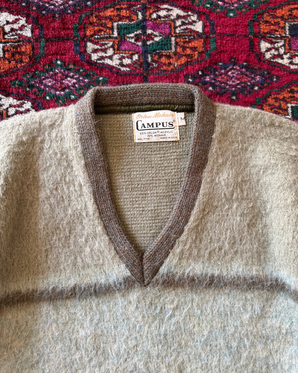 1960s campus Moher sweat sweater