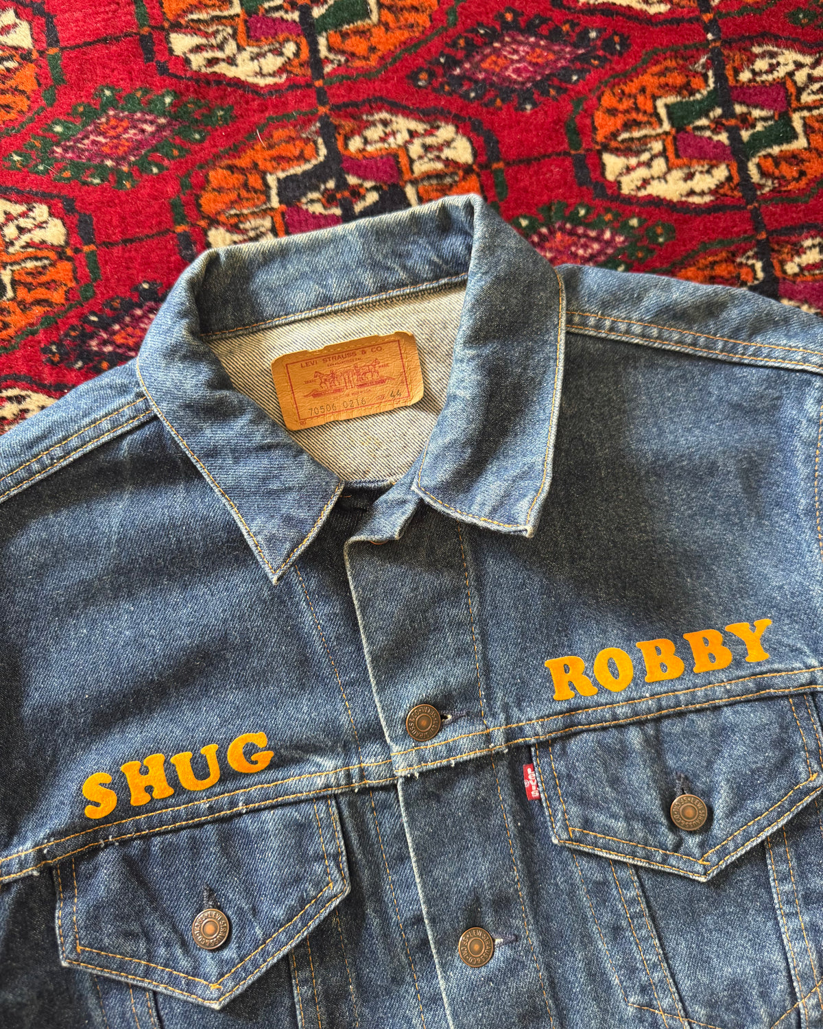 1970s Levi’s 70506-0216 patches jacket