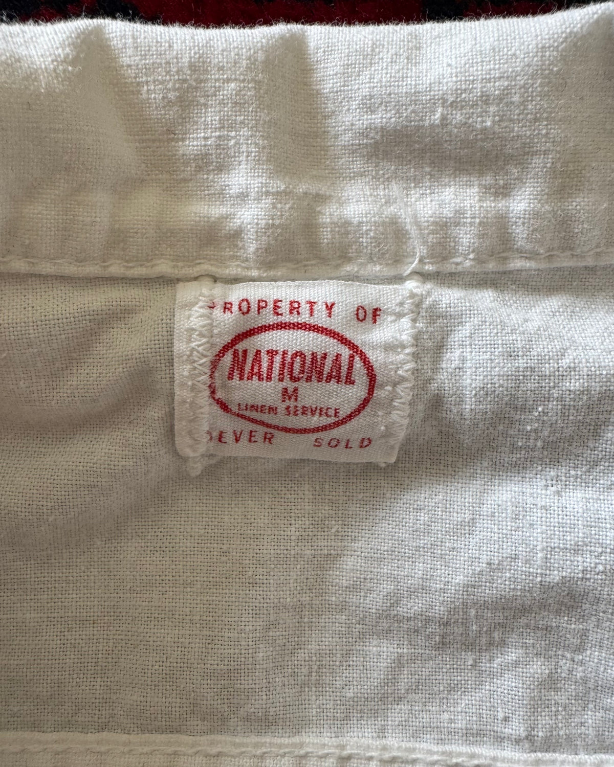 1950s cotton distressed work shirt
