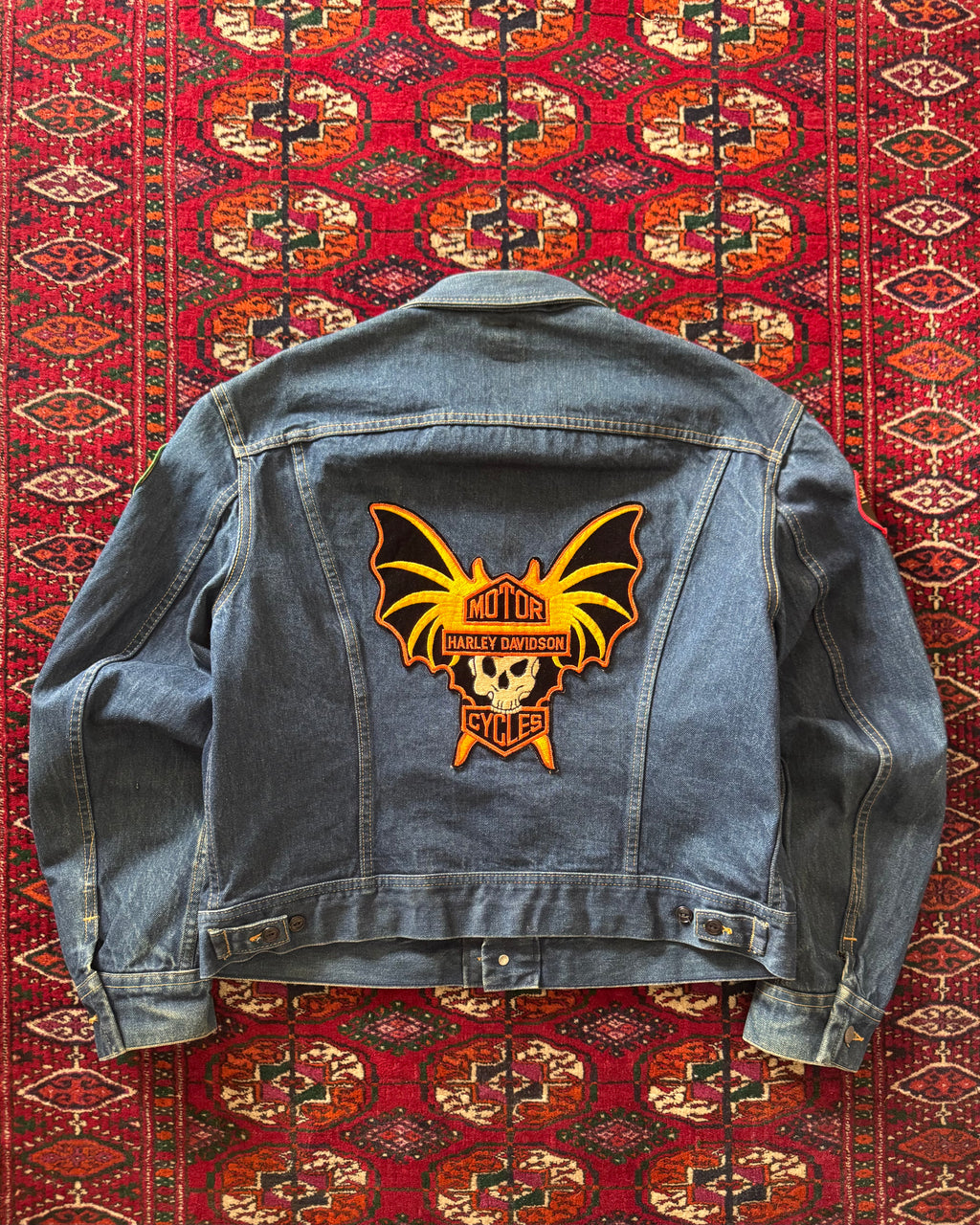 1970s Lee indigo Patches jacket